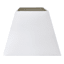 White Square Tapered Medium Table Lamp Shade, 8x15x11