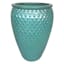 Halsey Green Ceramic Jar Outdoor Planter, Medium