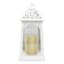 White LED Outdoor Lantern, 12"