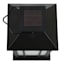 Black Outdoor Solar Lantern, 11"