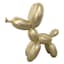 Crosby St. Gold Balloon Dog Outdoor Garden Statue, Medium