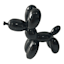 Crosby St. Black Balloon Dog Outdoor Garden Statue, Small