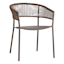 Crosby St. Brody Wicker Patio Chair, Dark Brown