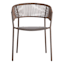 Crosby St. Brody Wicker Patio Chair, Dark Brown