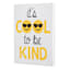 It's Cool To Be Kind Emoji Canvas Wall Art, 11x14