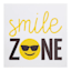Smile Zone Emoji Canvas Wall Art, 12"