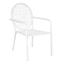 Providence 3-Piece Geo Metal Patio Chat Set, White