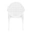 Providence 3-Piece Geo Metal Patio Chat Set, White