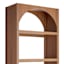 Honeybloom Blair Wooden Shelf, Rustic Natural