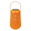 Sunny Club Orange Solar Outdoor Lantern, 7"