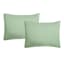 Honeybloom 3-Piece Green Washed Microfiber Quilt Set, King