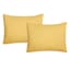 Honeybloom 3-Piece Yellow Washed Microfiber Quilt Set, Full/Queen