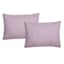 Honeybloom 3-Piece Purple Washed Microfiber Quilt Set, Full/Queen