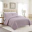 Honeybloom 3-Piece Purple Washed Microfiber Quilt Set, King
