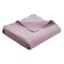 Honeybloom 3-Piece Purple Washed Microfiber Quilt Set, King