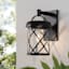 Solar Black Wall Sconce