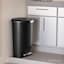 SimpleHuman Kitchen Trash Step Can with Bonus Profile Step Can, 13gal (2.6gal)