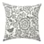Honeybloom Endive Floral Square Outdoor Throw Pillow, 16"