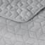 Grey Geometric Pinsonic Quilt, Full/Queen