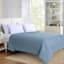 Blue Geometric Pinsonic Quilt, Twin/Twin XL