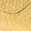 Yellow Geometric Pinsonic Quilt, Full/Queen