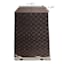 Woven Band Laundry Hamper with Lid & Removable Liner, Espresso