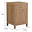 Honeybloom Blair Accent Cabinet, Rustic Natural