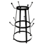 10-Mug Black Metal Mug Holder