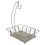 Square Nickel Fruit Basket with Banana Hanger