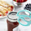 Farberware 2-Piece Comfort Grip Kitchen Scissors, Aqua & Grey