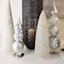 Silver & White Glittered Ombre Cone Tree, 18"