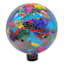 Blue & Red Mosaic Glass Garden Gazing Ball, 10"