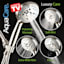 8-Setting Handheld Shower Head, 12"