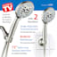 8-Setting Handheld Shower Head, 12"
