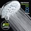 8 Setting Rainfall Shower Head, 7"