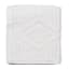 Found & Fable White Diamond Textured Cotton Washcloth, 3x13