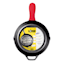 Lodge Cast Iron Skillet With Red Silicone Handle, 10.25"