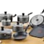 T-fal Initiatives 18-Piece Cookware Set, Gray