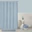 Providence Blue Trellis Printed Shower Curtain, 72"