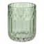 Providence Diana Green Textured Glass Tumbler, 3.9"