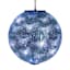 Blue Hanging Ball Outdoor Solar Lantern, 18"
