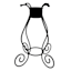 Gazing Ball Garden Stand, 12.6"