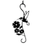 Hummingbird Garden Hook, 12"