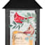 Cardinal Solar Outdoor Solar Lantern, 13"
