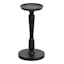 Black Wooden Candle Holder, 8"