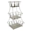 3-Tier Nickel Double Bar Fruit Basket