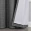 Sun Shield Charcoal Blackout Grommet Curtain Panel, 95"