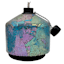 Blue Mosaic Tabletop Torch, 6"