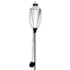 Clear Glass Garden Torch, 61"