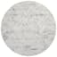 (B593) Boulder Ivory Round Rug, 6'